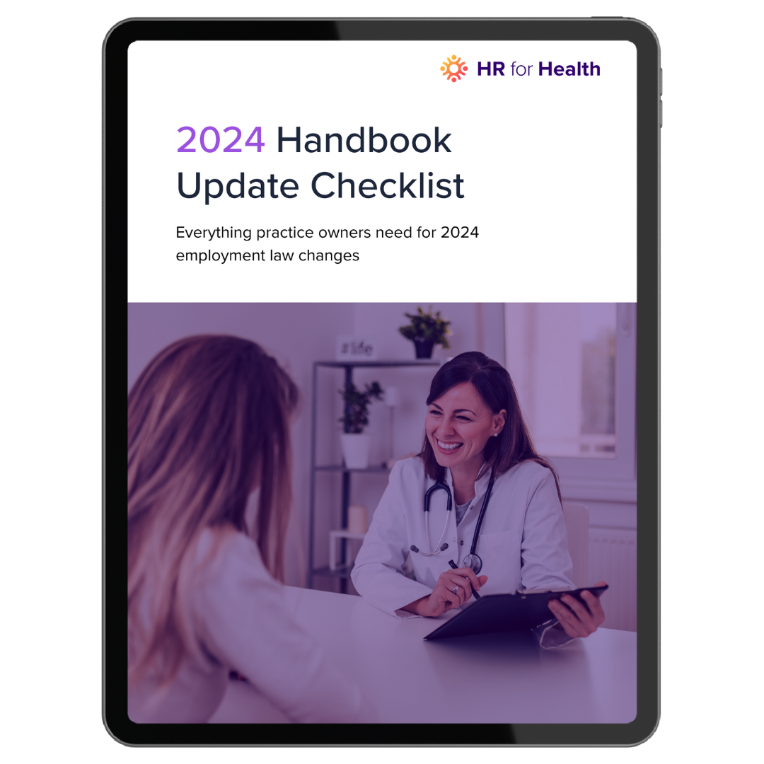 2024 Handbook Update Checklist