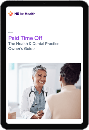 Paid time off ebook for dental and healthcare Paid time off ebook for dental and healthcare