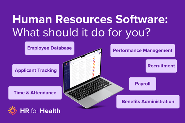 Human Resources Software What should it do for you
