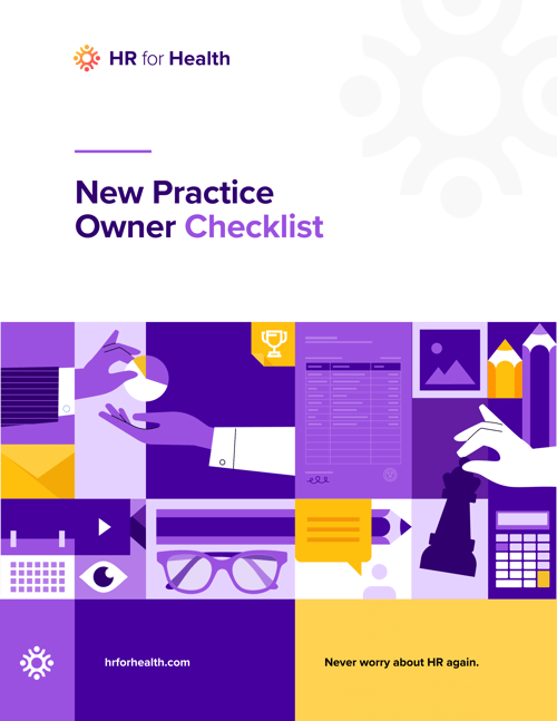 New Practice Owner Checklist - HR for Health 2024