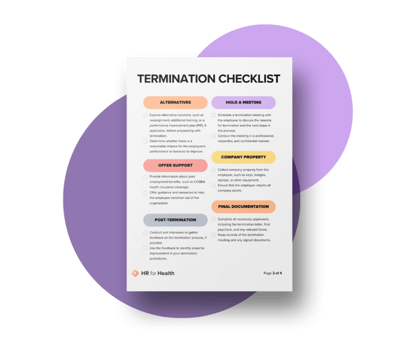 Termination Checklist - LP