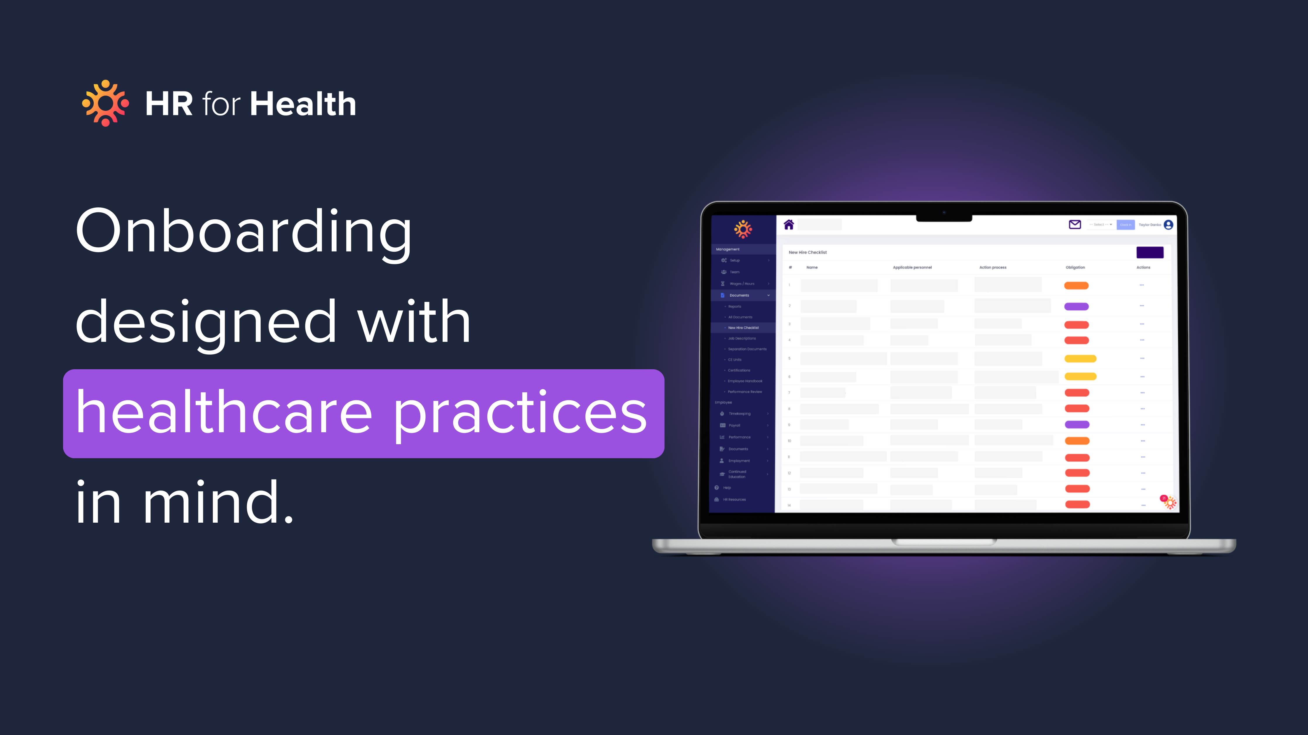 Healthcare Onboarding - HR for Health