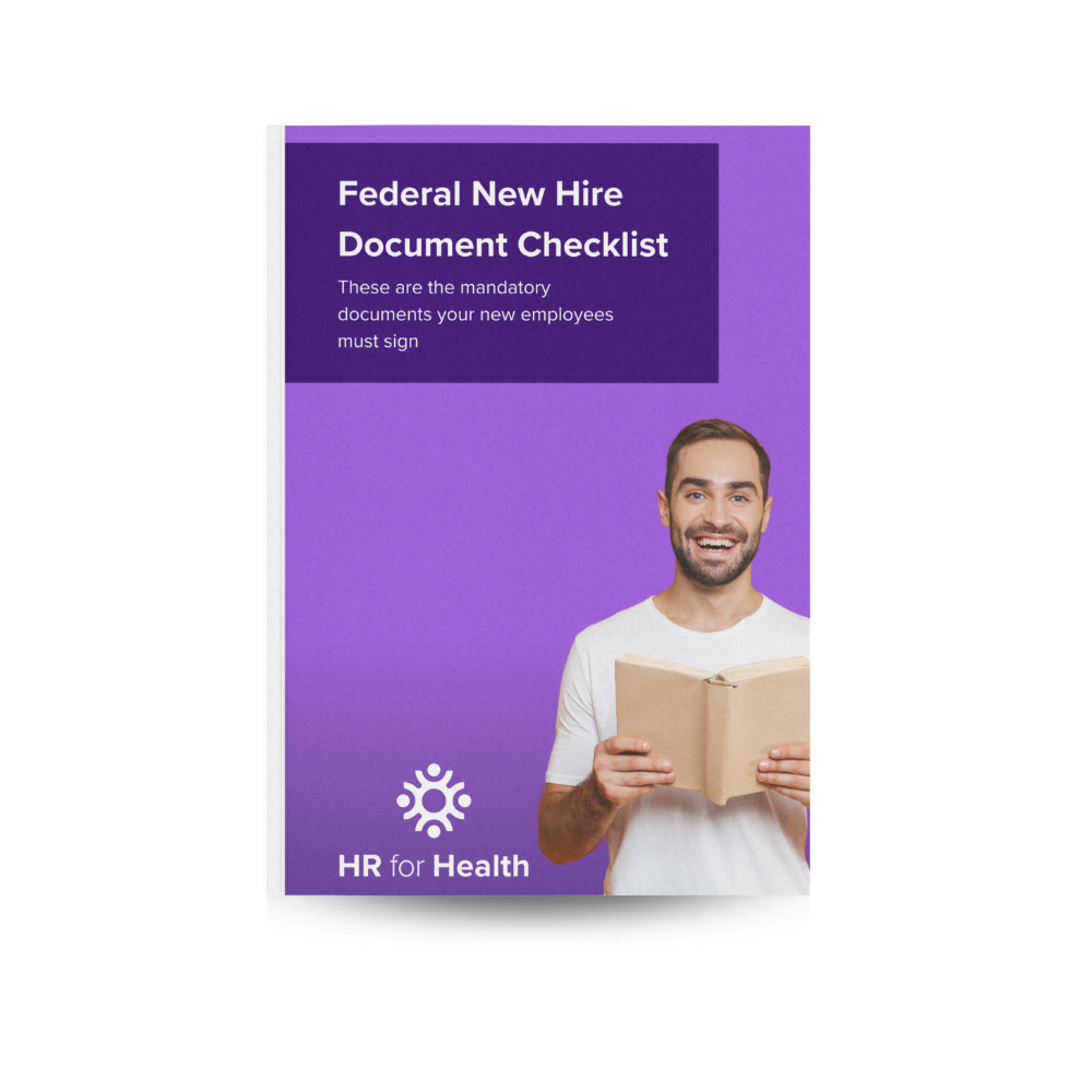 new hire document checklist graphic